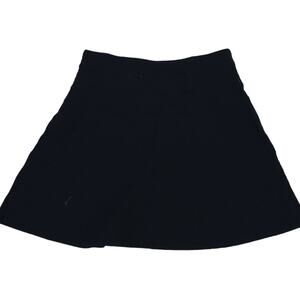 ATHLETA A-Line Casual Circle Skirt 10 Dark Gray Charcoal, Zip Pocket, Side Zip